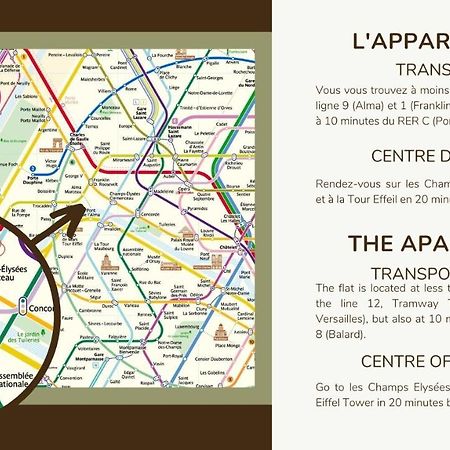 Champs Elysees!Montaigne, New Luxurious 6Pers Flat Paris Luaran gambar
